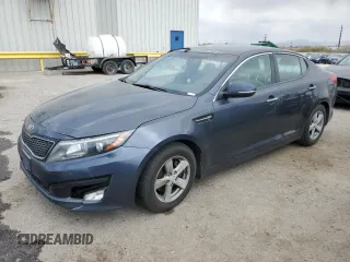 2015 Kia Optima LX with VIN KNAGM4A70F5562835, listed as a Copart auction lot 55532665 with 159,110 mi miles and Clean Title. Bid and sale history available at DreamBid. Image 1.