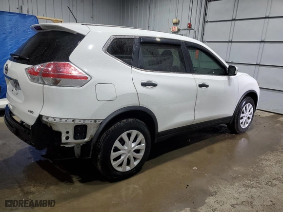 2016 Nissan Rogue S with VIN JN8AT2MV0GW143300, listed as a Copart auction lot 48467835 with 186,623 mi miles and Non Repairable. Bid and sale history available at carsss.com. Image 3.