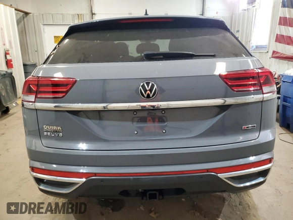 2022 Volkswagen Atlas SEL with VIN 1V2BE2CA6NC211539, listed as a Copart auction lot 79529644 with 27,340 mi miles and Salvage title. Bid and sale history available at DreamBid. Image 6.