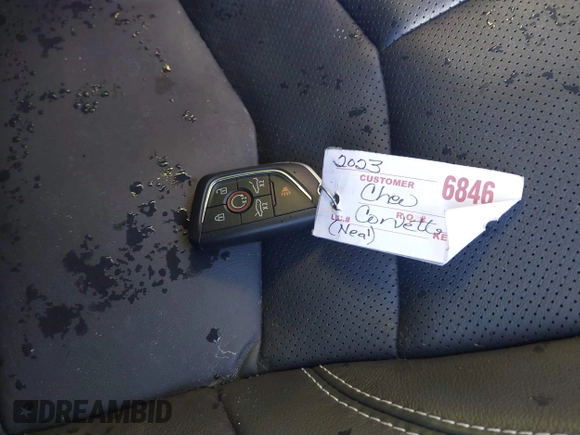 2023 Chevrolet Corvette 1LT with VIN 1G1YA2D43P5129462, listed as a IAAI auction lot 41154975 with 23,018 mi miles and . Bid and sale history available at DreamBid. Image 11.