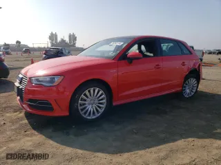 2016 Audi A3 e-tron Premium with VIN WAUUPBFF7GA163704, listed as a Copart auction lot 74254114 with 33,127 mi miles and Salvage Title. Bid and sale history available at carsss.com. Image 1.