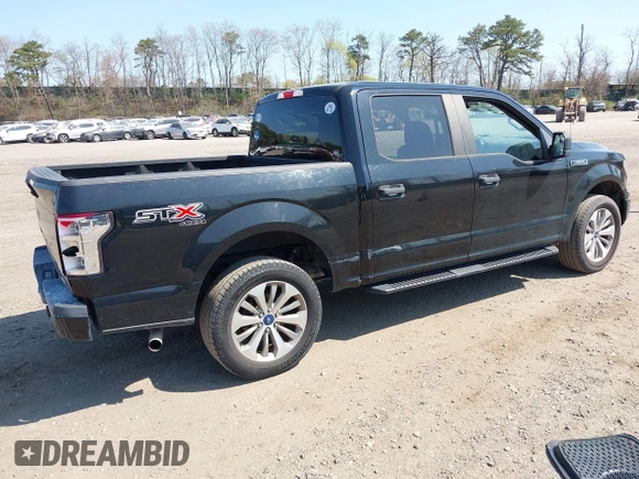 2018 Ford F-150 XL with VIN 1FTEW1EP2JFE13018, listed as a IAAI auction lot 42040276 with 97,563 mi miles. Bid and sale history available at carsss.com. Image 4.