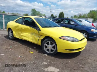 2000 Mercury Cougar z VIN 1ZWFT61L1Y5643803, wystawiony jako IAAI lot #42166217 z przebiegiem 121 523 mil mil oraz . Historia ofert i sprzedaży dostępna na DreamBid. Obrazek 1.