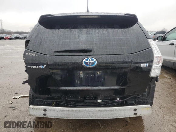 2012 Toyota Prius Two with VIN JTDZN3EUXC3138735, listed as a Copart auction lot 37204754 with 154,591 mi miles and Clean Title. Bid and sale history available at DreamBid. Image 6.