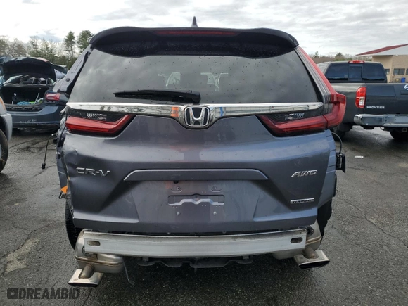 2021 Honda CR-V Touring with VIN 2HKRW2H94MH641665, listed as a Copart auction lot 50553255 with 38,258 mi miles and Salvage Title. Bid and sale history available at carsss.com. Image 6.