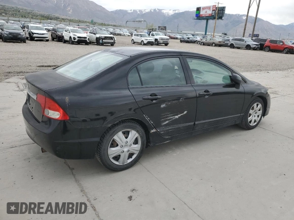 2009 Honda Civic LX z VIN 2HGFA16559H319601, wystawiony jako Copart lot #54408975 z przebiegiem 143 093 mil mil oraz Szkoda całkowita • Salvage title. Historia ofert i sprzedaży dostępna na DreamBid. Obrazek 3.