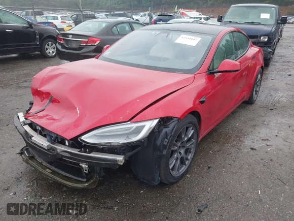 2021 Tesla Model S Long Range with VIN 5YJSA1E53MF428488, listed as a IAAI auction lot 42511017 with 68,482 mi miles and . Bid and sale history available at DreamBid. Image 18.