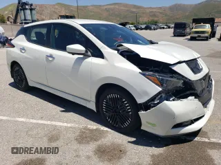 2023 Nissan LEAF SV Plus z VIN 1N4CZ1CV0PC557151, wystawiony jako Copart lot #57843055 z przebiegiem 15 385 mil mil oraz Szkoda całkowita • Salvage title. Historia ofert i sprzedaży dostępna na DreamBid. Obrazek 4.