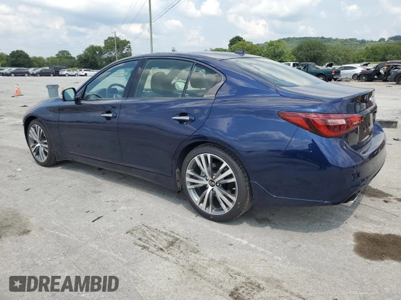 2024 Infiniti Q50 Sensory с VIN JN1EV7CP3RM600092, выставлен на аукционе Copart как лот 65974824 с пробегом 2 732 миль миль и Списание • Salvage title. История ставок и продаж доступна на DreamBid. Изображение 2.