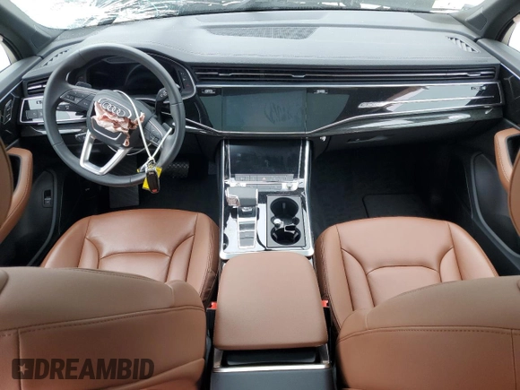 2023 Audi Q7 Premium Plus with VIN WA1LXBF72PD008932, listed as a Copart auction lot 57758555 with Not provided miles and Salvage title. Bid and sale history available at DreamBid. Image 8.