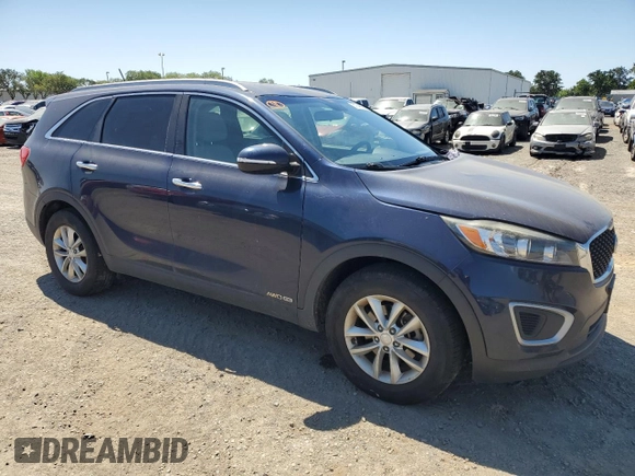 2017 Kia Sorento LX with VIN 5XYPGDA50HG208851, listed as a Copart auction lot 57949905 with 143,863 mi miles and Clean title. Bid and sale history available at DreamBid. Image 4.