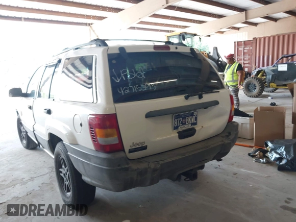 2000 Jeep Grand Cherokee Laredo with VIN 1J4G248S7YC363891, listed as a IAAI auction lot 42715393 with 238,686 mi miles and . Bid and sale history available at DreamBid. Image 3.