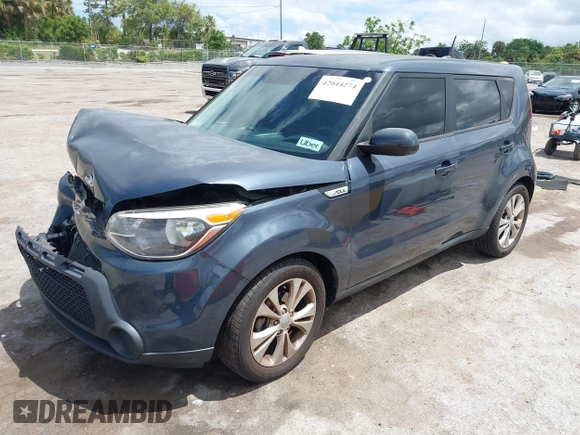 2015 Kia Soul + with VIN KNDJP3A52F7161865, listed as a IAAI auction lot 42044274 with 82,765 mi miles and . Bid and sale history available at DreamBid. Image 2.