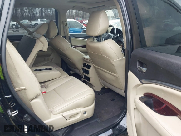 2016 Acura MDX with VIN 5FRYD4H26GB059651, listed as a IAAI auction lot 41497029 with 92,612 mi miles. Bid and sale history available at carsss.com. Image 8.