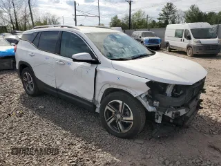 2019 GMC Terrain SLT with VIN 3GKALPEV3KL363993, listed as a Copart auction lot 53285245 with 82,416 mi miles and Salvage Title. Bid and sale history available at carsss.com. Image 4.