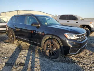 2022 Volkswagen Atlas 3.6L V6 SEL R-Line with VIN 1V2AR2CA2NC546121, listed as a Copart auction lot 77405214 with 73,177 mi miles and Salvage Title. Bid and sale history available at carsss.com. Image 4.