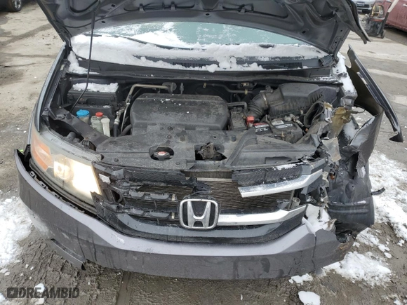 2014 Honda Odyssey LX with VIN 5FNRL5H26EB119925, listed as a Copart auction lot 45383145 with 178,620 mi miles and Salvage Title. Bid and sale history available at carsss.com. Image 12.