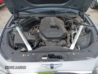 2021 Genesis G70 2.0T with VIN KMTG64LA9MU073635, listed as a IAAI auction lot 41829019 with 47,186 mi miles and . Bid and sale history available at DreamBid. Image 10.