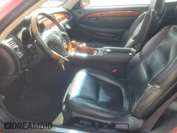 2004 Lexus SC with VIN JTHFN48Y840053532, listed as a Copart auction lot 50686965 with 244,055 mi miles and Salvage Title. Bid and sale history available at carsss.com. Image 7.