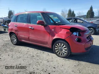 2014 FIAT 500L Easy with VIN ZFBCFABHXEZ025725, listed as a Copart auction lot 46731575 with 162,194 mi miles and Salvage Title. Bid and sale history available at DreamBid. Image 4.