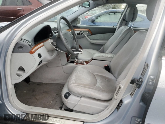 2000 Mercedes-Benz S 320/430/500 z VIN WDBNG70J6YA026416, wystawiony jako Copart lot #43626295 z przebiegiem 85 342 mil mil oraz Czysty tytuł • Clean title. Historia ofert i sprzedaży dostępna na DreamBid. Obrazek 7.