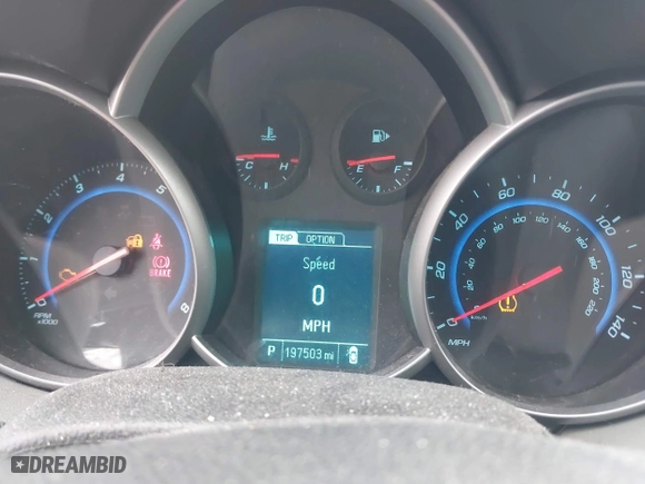 2015 Chevrolet Cruze LS with VIN 1G1PA5SH1F7231543, listed as a IAAI auction lot 42031679 with 197,503 mi miles. Bid and sale history available at carsss.com. Image 7.