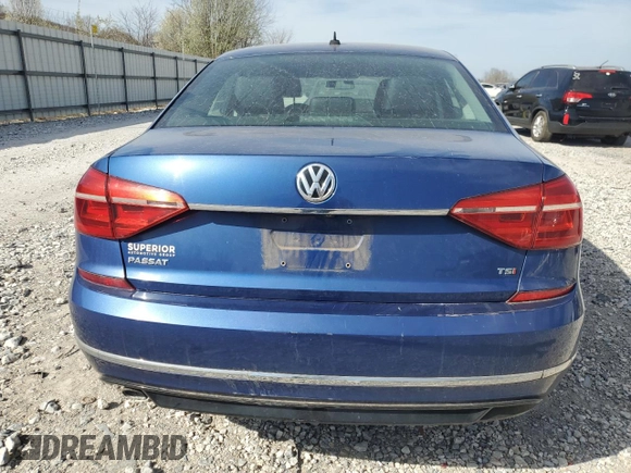 2016 Volkswagen Passat 1.8T S with VIN 1VWAT7A37GC046329, listed as a Copart auction lot 49317715 with 140,746 mi miles and Salvage Title. Bid and sale history available at carsss.com. Image 6.