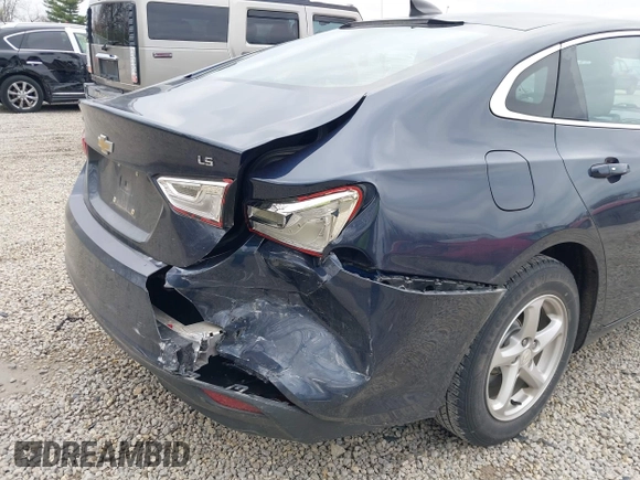 2016 Chevrolet Malibu LS with VIN 1G1ZB5STXGF344957, listed as a IAAI auction lot 42026548 with 101,503 mi miles and . Bid and sale history available at DreamBid. Image 6.