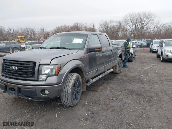 2012 Ford F-150 XL with VIN 1FTFW1EF5CFB17456, listed as a IAAI auction lot 41212498 with 272,730 mi miles. Bid and sale history available at carsss.com. Image 2.