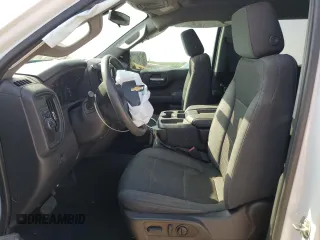 2022 Chevrolet Silverado 1500 Custom with VIN 3GCPWBEK7NG131092, listed as a Copart auction lot 50351115 with 58,409 mi miles and Salvage Title. Bid and sale history available at DreamBid. Image 7.