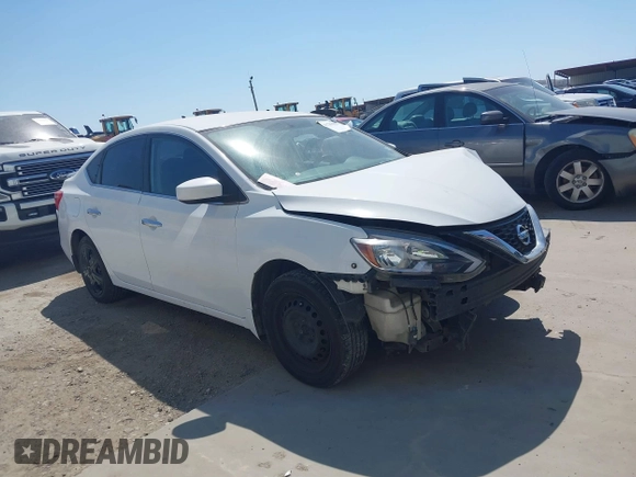 2019 Nissan Sentra S with VIN 3N1AB7AP5KY203397, listed as a IAAI auction lot 41783825 with 101,587 mi miles. Bid and sale history available at carsss.com. Image 14.