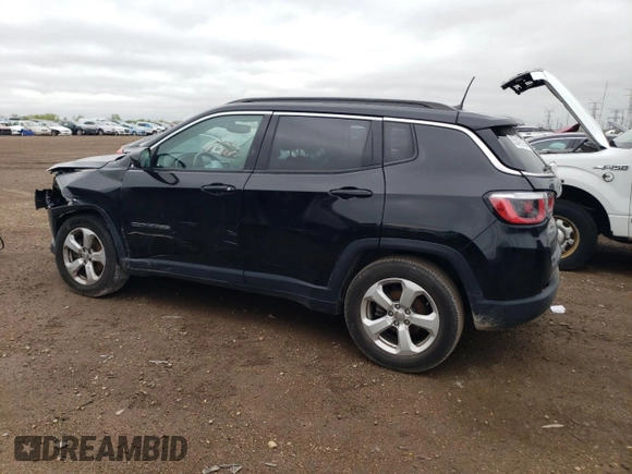 2019 Jeep Compass Latitude z VIN 3C4NJCBB8KT716007, wystawiony jako Copart lot #57232245 z przebiegiem 128 183 mil mil oraz Szkoda całkowita • Salvage title. Historia ofert i sprzedaży dostępna na DreamBid. Obrazek 2.