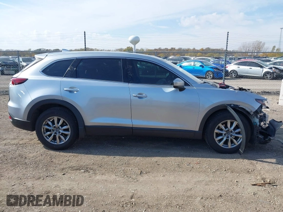 2017 Mazda CX-9 Touring with VIN JM3TCBCY7H0132466, listed as a IAAI auction lot 40740017 with 160,655 mi miles. Bid and sale history available at carsss.com. Image 13.