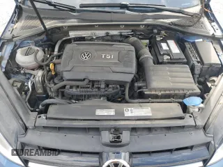 2017 Volkswagen Golf SportWagen S with VIN 3VW017AU0HM536802, listed as a Copart auction lot 49988965 with 51,602 mi miles and Salvage Title. Bid and sale history available at carsss.com. Image 11.