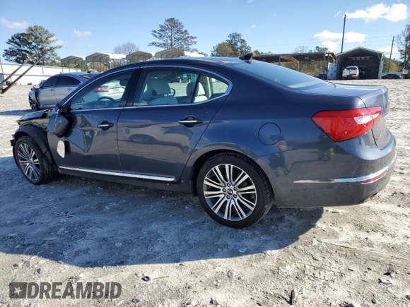 2014 Kia Cadenza Premium with VIN KNALN4D78E5146151, listed as a Copart auction lot 84447644 with 109,833 mi miles and Salvage Title. Bid and sale history available at carsss.com. Image 2.