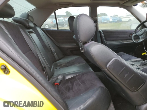 2001 Lexus IS 300/350 with VIN JTHBD182110028382, listed as a Copart auction lot 53190425 with 183,991 mi miles and Salvage Title. Bid and sale history available at DreamBid. Image 10.