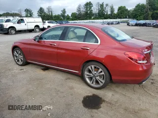 2018 Mercedes-Benz C 300 with VIN 55SWF4KB2JU270301, listed as a Copart auction lot 63283665 with 71,321 mi miles and Salvage title. Bid and sale history available at DreamBid. Image 2.