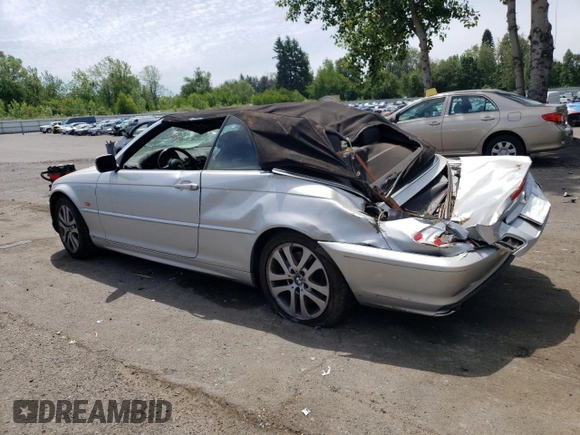 2001 BMW 3 Series 330Ci with VIN WBABS53441JU86514, listed as a Copart auction lot 59260014 with 123,862 mi miles and Salvage Title. Bid and sale history available at carsss.com. Image 2.