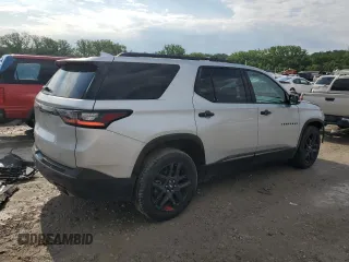2020 Chevrolet Traverse Premier z VIN 1GNERKKW3LJ291107, wystawiony jako Copart lot #56363315 z przebiegiem 74 464 mil mil oraz Szkoda całkowita • Salvage title. Historia ofert i sprzedaży dostępna na DreamBid. Obrazek 3.