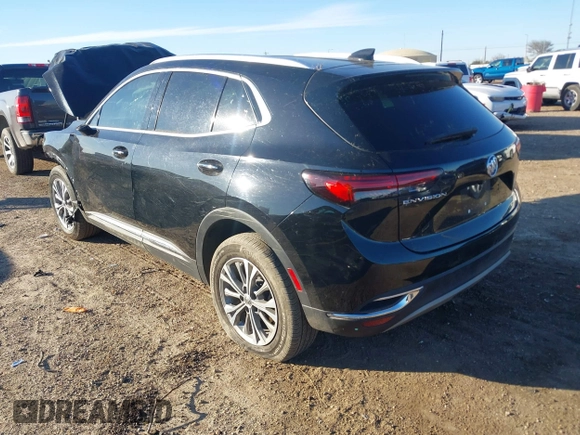 2022 Buick Envision Preferred with VIN LRBAZLR47ND161588, listed as a IAAI auction lot 41324087 with 46,527 mi miles. Bid and sale history available at carsss.com. Image 3.
