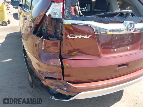 2015 Honda CR-V EX-L with VIN 2HKRM3H78FH510610, listed as a IAAI auction lot 41993196 with Not Provided miles and . Bid and sale history available at carsss.com. Image 6.