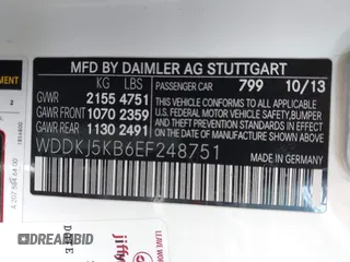2014 Mercedes-Benz E 350 z VIN WDDKJ5KB6EF248751, wystawiony jako IAAI lot #42316139 z przebiegiem 131 183 mil mil oraz . Historia ofert i sprzedaży dostępna na DreamBid. Obrazek 9.
