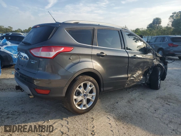 2016 Ford Escape Titanium with VIN 1FMCU9J91GUA47829, listed as a Copart auction lot 54051275 with 86,046 mi miles and Salvage Title. Bid and sale history available at DreamBid. Image 3.