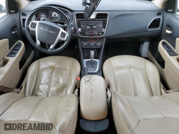 2013 Chrysler 200 Limited with VIN 1C3CCBCG9DN525905, listed as a Copart auction lot 54443675 with 210,991 mi miles and Salvage Title. Bid and sale history available at DreamBid. Image 8.