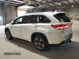 2018 Toyota Highlander Hybrid Limited with VIN 5TDDGRFH7JS040153, listed as a Copart auction lot 55500815 with 62,739 mi miles and Salvage title. Bid and sale history available at DreamBid. Image 2.