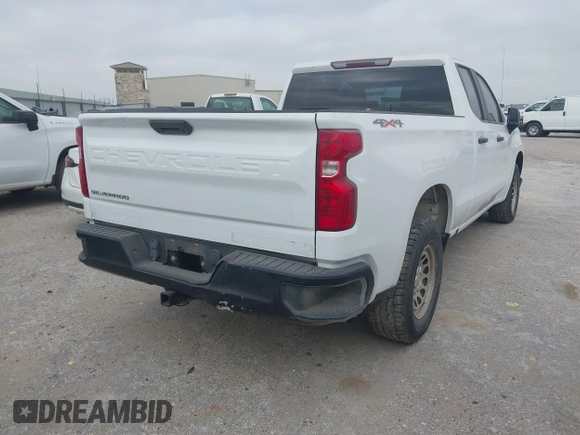 2020 Chevrolet Silverado 1500 Work Truck with VIN 1GCRYAEF8LZ177706, listed as a IAAI auction lot 42223578 with 59,382 mi miles and . Bid and sale history available at DreamBid. Image 4.