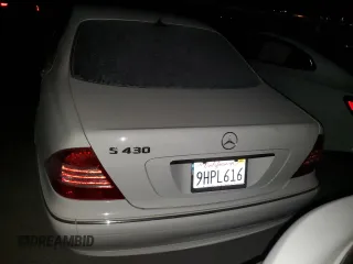 2003 Mercedes-Benz S-Class 4.3L with VIN WDBNG70J33A358287, listed as a Copart auction lot 67197374 with 0 mi miles and Non Repairable. Bid and sale history available at carsss.com. Image 6.