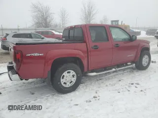 2004 GMC Canyon 1SB SLE Z85 with VIN 1GTDT136X48213978, listed as a Copart auction lot 86142124 with 111,562 mi miles and Non Repairable. Bid and sale history available at carsss.com. Image 3.