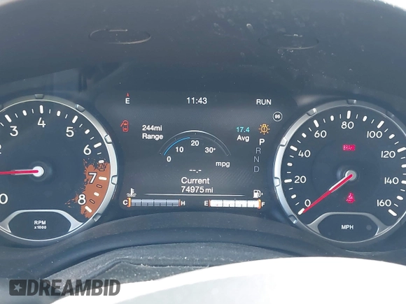 2017 Jeep Renegade Trailhawk с VIN ZACCJBCB6HPF64129, выставлен на аукционе IAAI как лот 42435742 с пробегом 74 975 миль миль и . История ставок и продаж доступна на DreamBid. Изображение 7.