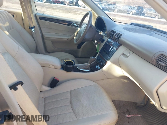 2005 Mercedes-Benz C 240 with VIN WDBRF81J85F673746, listed as a IAAI auction lot 41426506 with 141,346 mi miles and . Bid and sale history available at DreamBid. Image 5.